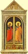 Haga click para ver la imagen ampliada linaiuoli tabernacle the evangelist mark and the apostle peter.jpg